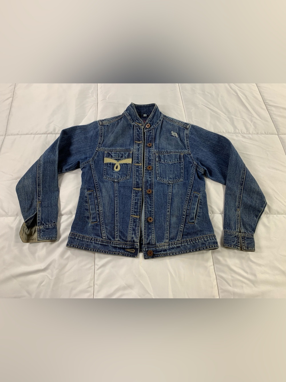 Pre loved PEPE JEANS jean jacket womens size M